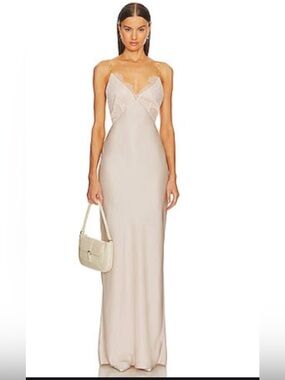 REVOLVE Yasmin gown in Light Champagne- SOLD OUT. Worn once